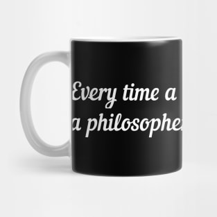 A philosopher cries Mug